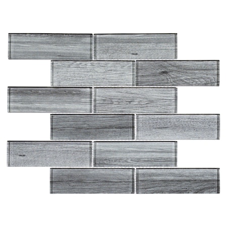 Andova Tiles SAMPLE Migdal 2 x 6 Glass Brick Joint Mosaic Tile SAM-ANDMIG234